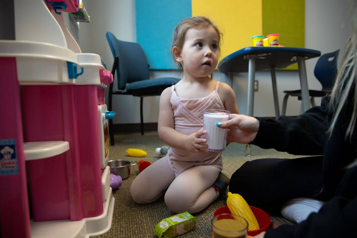 Preschool aged client observation during play