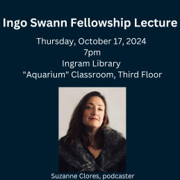 Ingo Swann Lecture with Suzanne Cloris