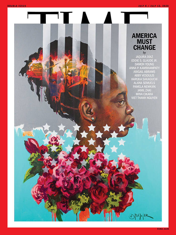 "In Her Eyes" cover of Time magazine, by Charly Palmer