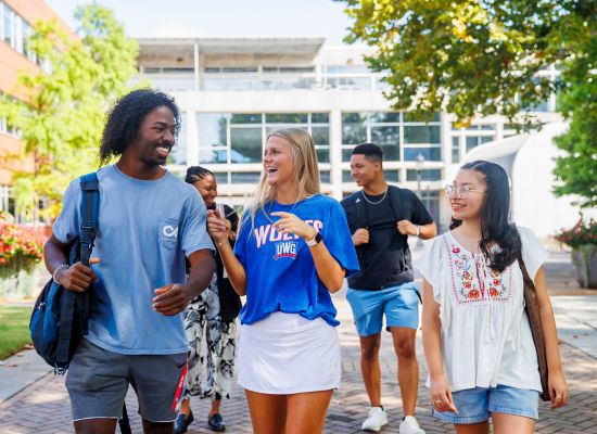 UWG students outside