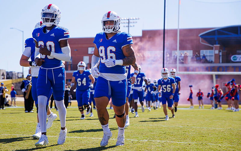 UWG football players take to the field at Homecoming 2024