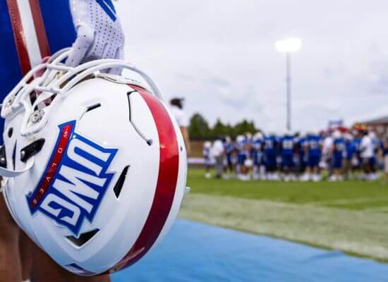 UWG Wolves football helmet