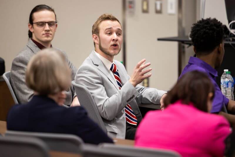 UWG’s Debate team hosted a public debate with the Westminster College Speech & Debate Team and the Jamaican Association for Debating and Empowerment.