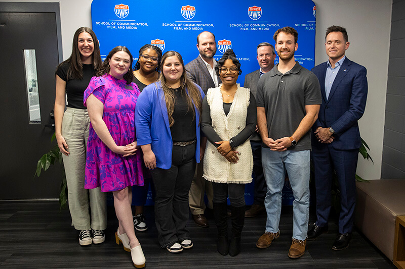 Georgia Power leadership with UWG students