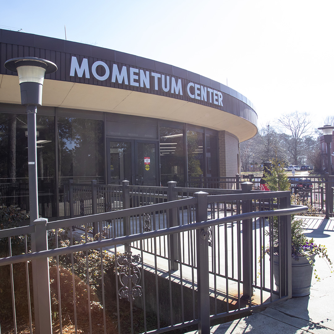 Image of the Momentum Center building