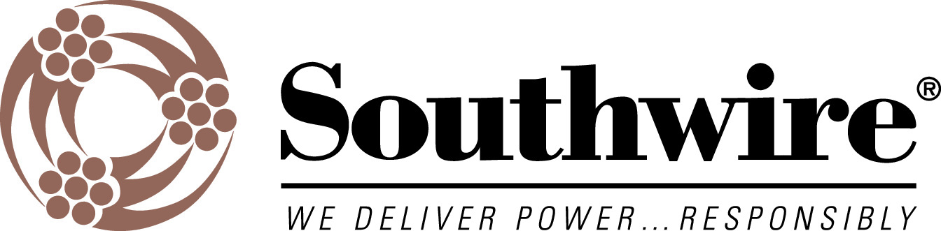 Logo for Southwire Company with the tagline, WE DELIVER POWER ... RESPONSIBLY