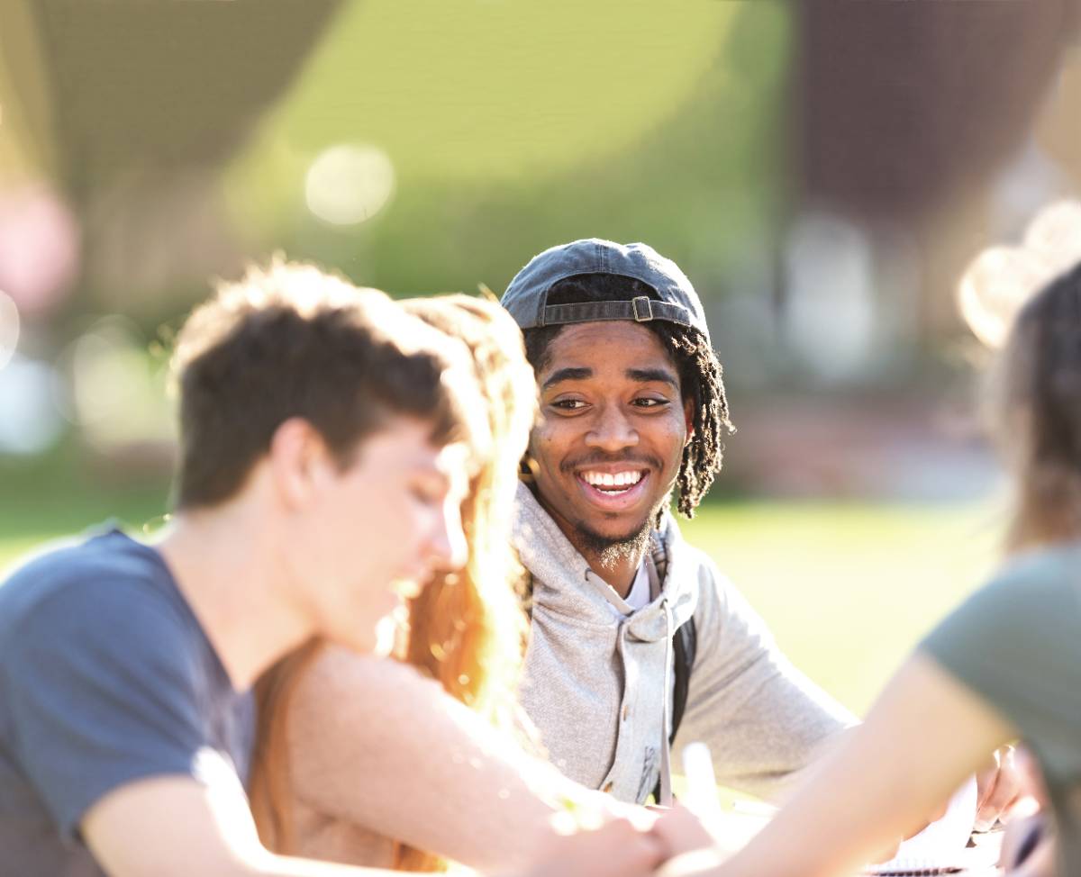 Students outside