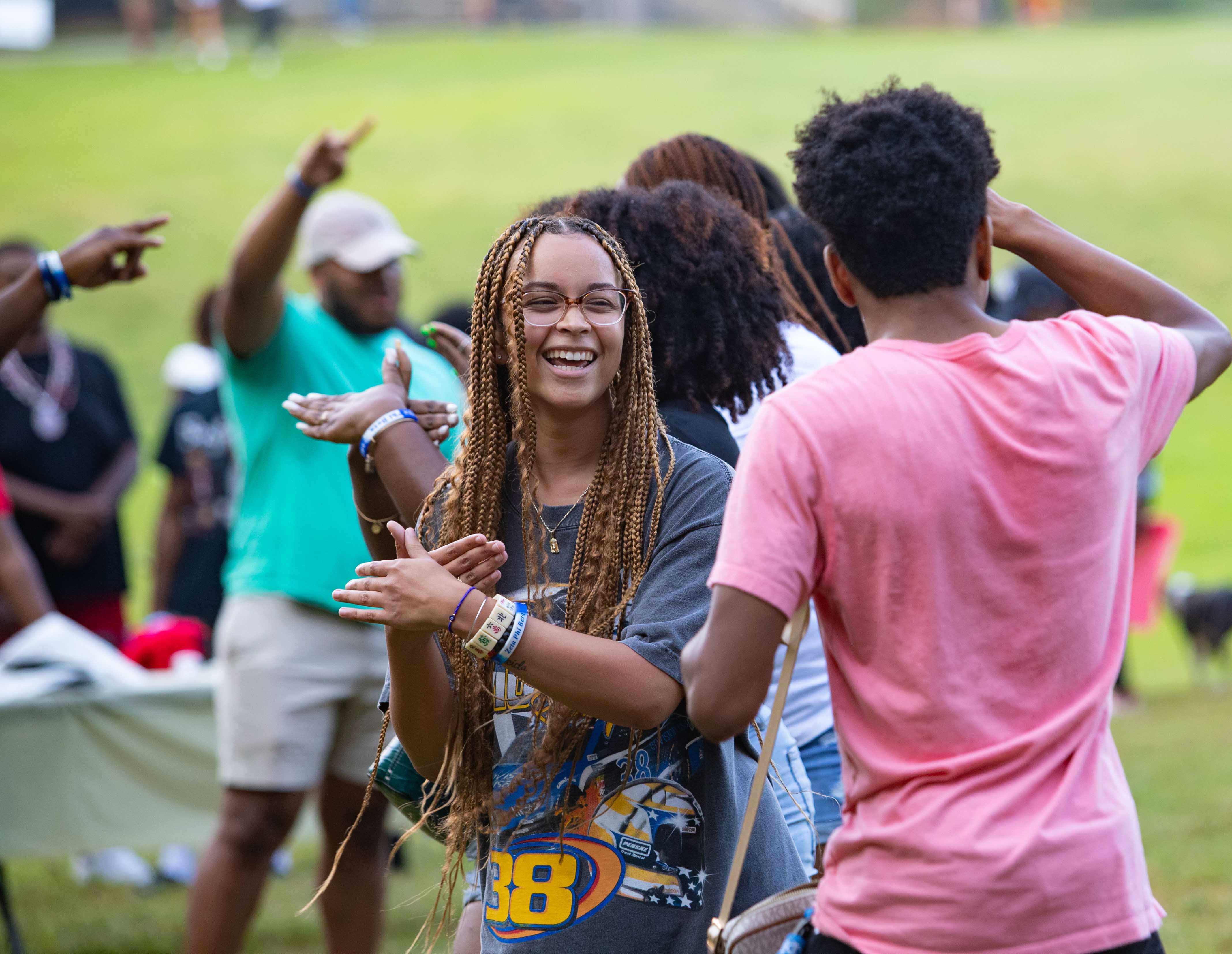 Students at Welcome West